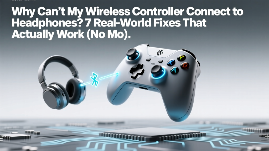 Why Can’t My Wireless Controller Connect to Headphones? 7 Real-World Fixes That Actually Work (No More Audio Lag or Silent Headsets)