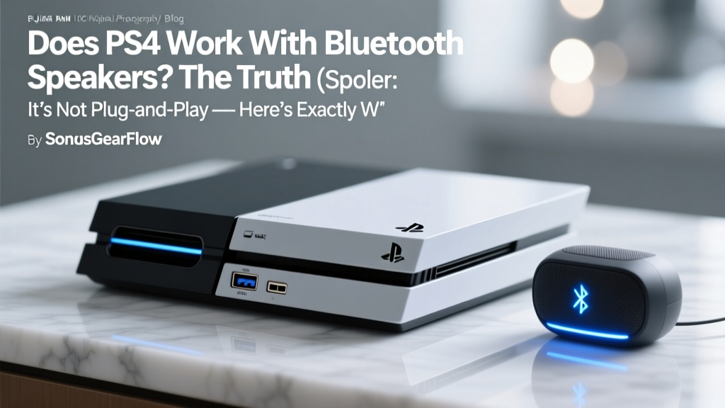 Does PS4 Work With Bluetooth Speakers? The Truth (Spoiler: It’s Not Plug-and-Play — Here’s Exactly What You Need to Make It Work Without Lag, Dropouts, or Buying the Wrong Gear)
