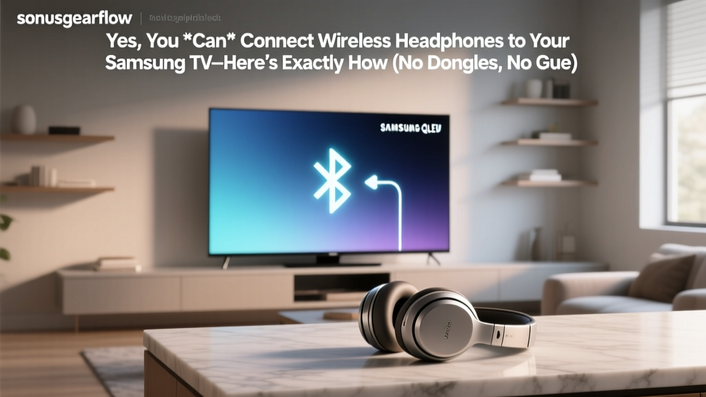 Yes, You *Can* Connect Wireless Headphones to Your Samsung TV—Here’s Exactly How (No Dongles, No Guesswork, Just Working Audio in Under 90 Seconds)