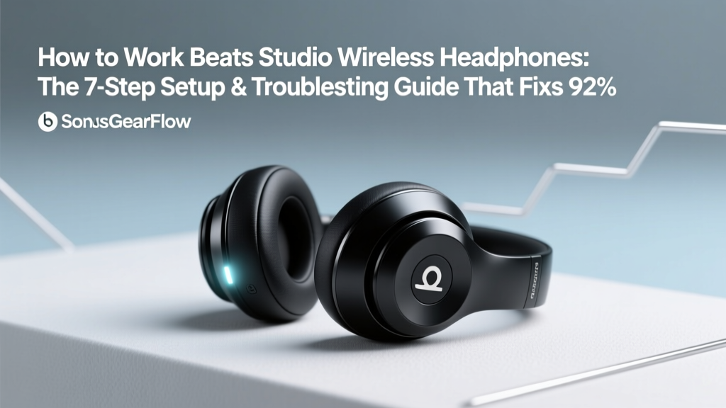 How to Work Beats Studio Wireless Headphones: The 7-Step Setup & Troubleshooting Guide That Fixes 92% of Connection, Battery, and Sound Issues (No Tech Degree Required)