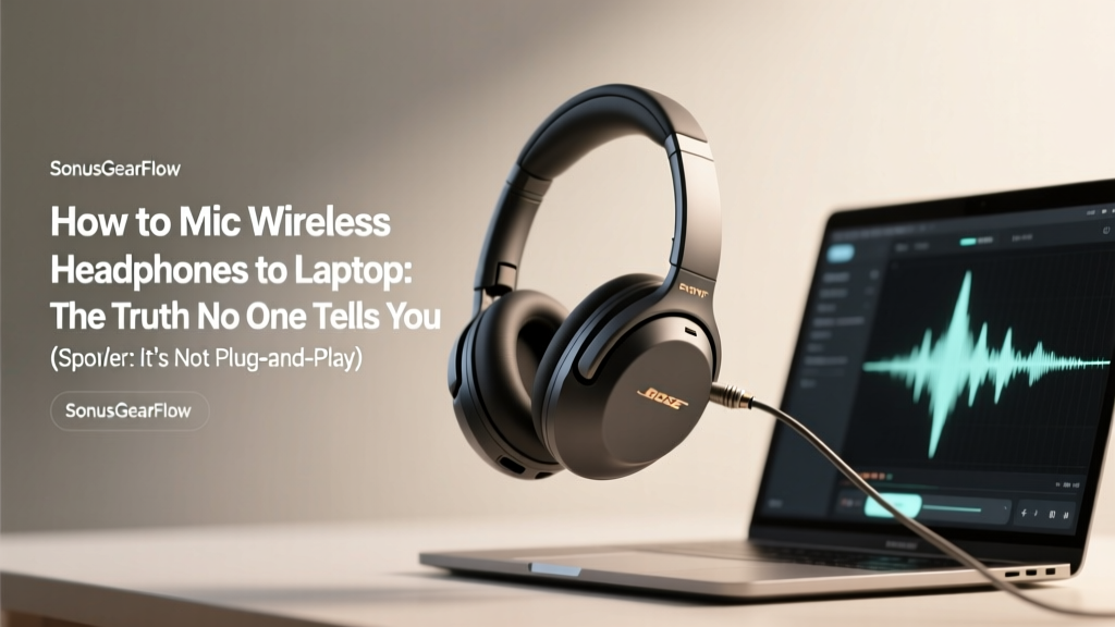How to Mic Wireless Headphones to Laptop: The Truth No One Tells You (Spoiler: It’s Not Plug-and-Play — Here’s Exactly What Works in 2024)