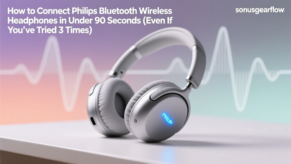 How to Connect Philips Bluetooth Wireless Headphones in Under 90 Seconds (Even If You’ve Tried 3 Times & Failed — Here’s the Exact Button Combo Your Model Needs)