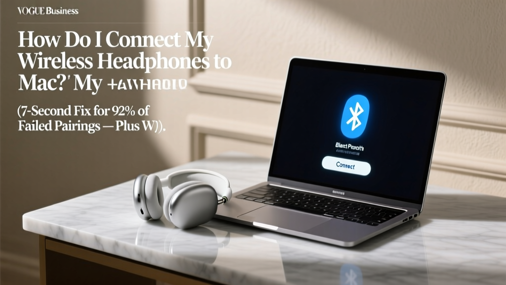 How Do I Connect My Wireless Headphones to My Mac? (7-Second Fix for 92% of Failed Pairings — Plus Why Your AirPods Keep Dropping & How to Fix It Permanently)