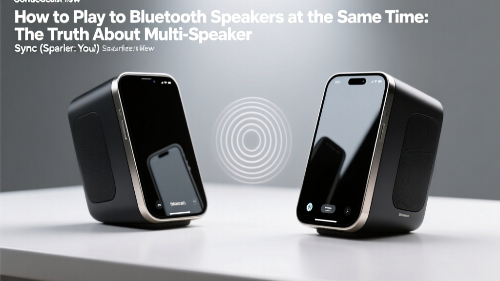 How to Play to Bluetooth Speakers at the Same Time: The Truth About Multi-Speaker Sync (Spoiler: Your Phone Can’t Do It Natively — Here’s What Actually Works in 2024)