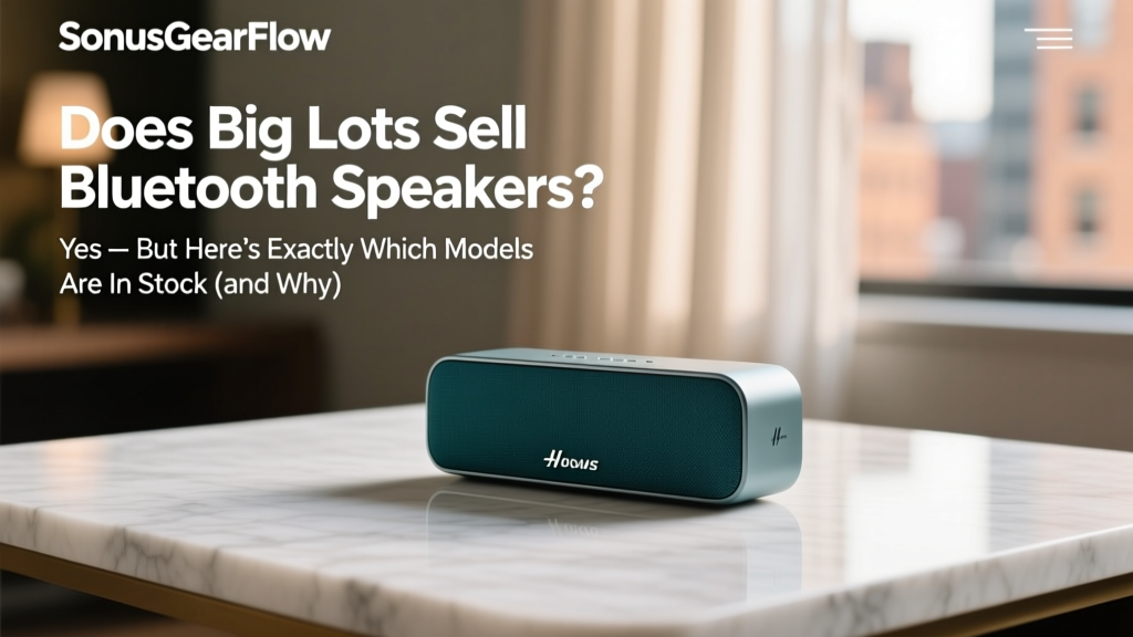 Does Big Lots Sell Bluetooth Speakers? Yes — But Here’s Exactly Which Models Are In Stock (and Why Most People Overpay Elsewhere)