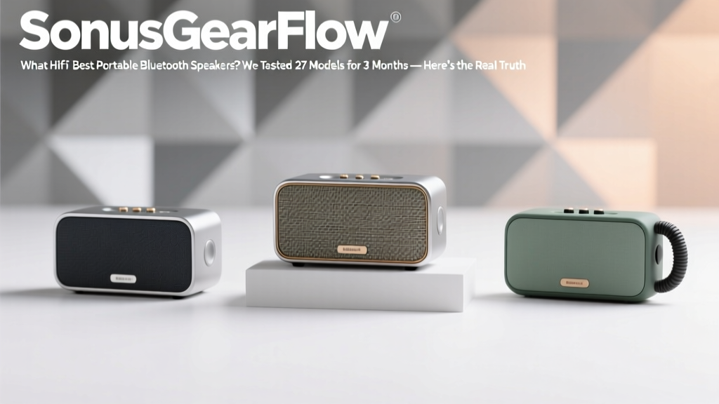 What HiFi Best Portable Bluetooth Speakers? We Tested 27 Models for 3 Months — Here’s the Real Truth (Spoiler: It’s Not About Wattage or Brand Hype)