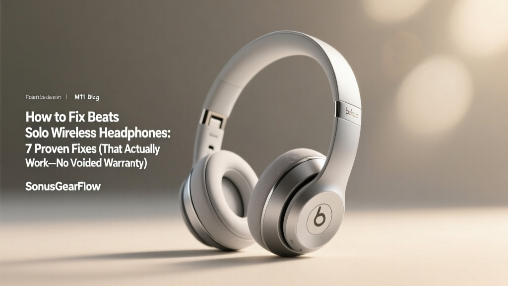 How to Fix Beats Solo Wireless Headphones: 7 Proven Fixes (That Actually Work—No Voided Warranty or $200 Replacement Needed)
