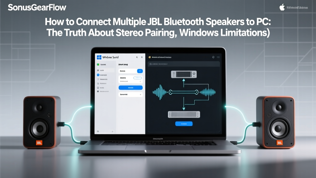 How to Connect Multiple JBL Bluetooth Speakers to PC: The Truth About Stereo Pairing, Windows Limitations, and Workarounds That Actually Work (No More Audio Dropouts or One-Speaker-Only Frustration)