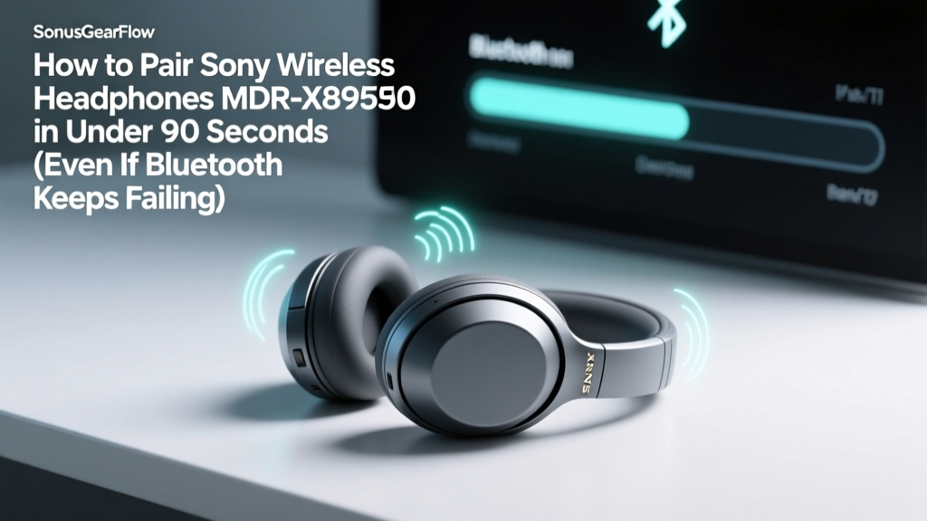 How to Pair Sony Wireless Headphones MDR-X8950 in Under 90 Seconds (Even If Bluetooth Keeps Failing or Shows 'Device Not Found') — A Step-by-Step Rescue Guide for Android, iPhone, and Windows Users