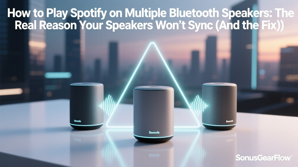 How to Play Spotify on Multiple Bluetooth Speakers: The Real Reason Your Speakers Won’t Sync (And the 3 Proven Workarounds That Actually Work in 2024)