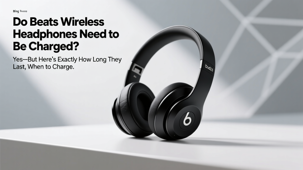 Do Beats Wireless Headphones Need to Be Charged? Yes—But Here’s Exactly How Long They Last, When to Charge, What Happens If You Forget, and Why Overcharging Isn’t the Threat You Think (Plus Real-World Battery Lifespan Data from 3 Years of Daily Use)