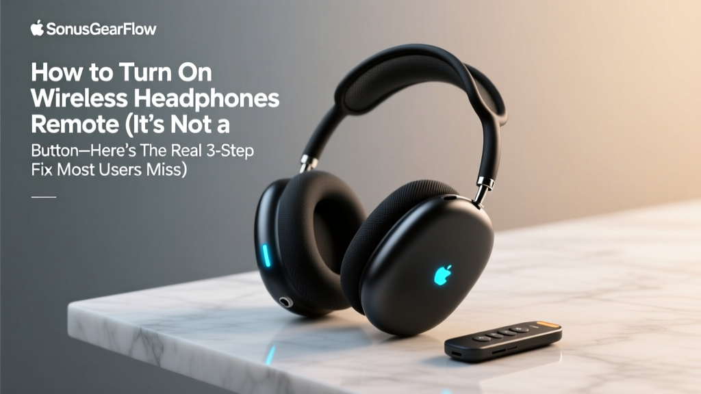 How to Turn On Wireless Headphones Remote (It’s Not a Button—Here’s the Real 3-Step Fix Most Users Miss, Even After Reading the Manual)