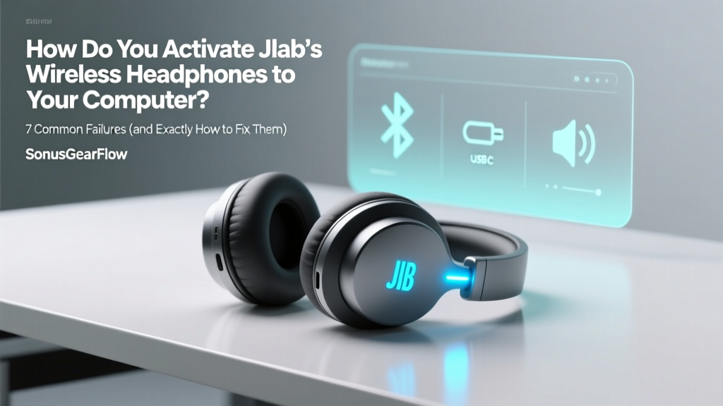 How Do You Activate JLab's Wireless Headphones to Your Computer? 7 Common Failures (and Exactly How to Fix Each One in Under 90 Seconds)