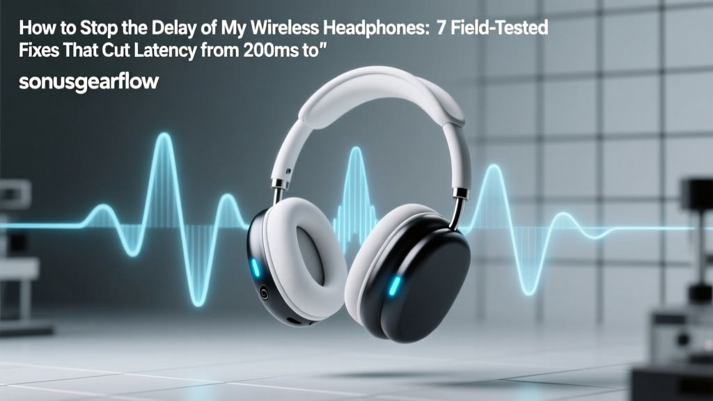 How to Stop the Delay of My Wireless Headphones: 7 Field-Tested Fixes That Cut Latency from 200ms to Under 40ms—No Tech Degree Required