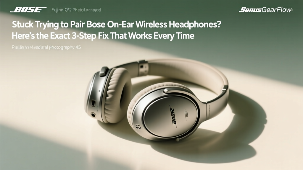 Stuck Trying to Pair Bose On-Ear Wireless Headphones? Here’s the Exact 3-Step Fix That Works Every Time (Even If Bluetooth Won’t Connect, Your Phone Isn’t Detecting Them, or You’re Using an Older Model Like QC25 or Solo2)