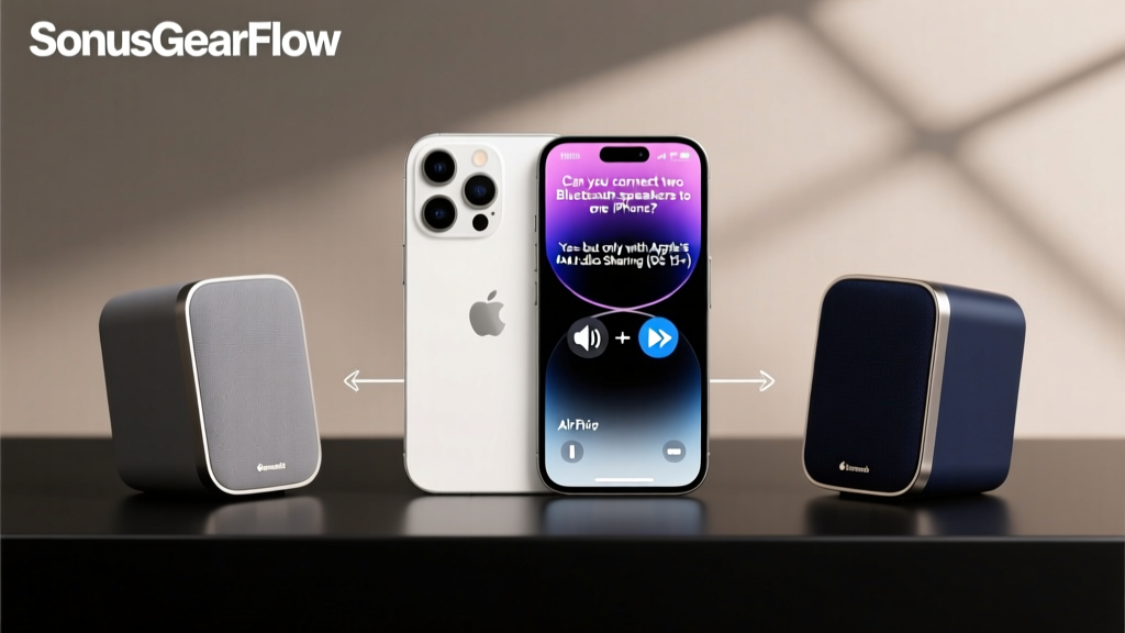 Can you connect two Bluetooth speakers to one iPhone? Yes—but only with Apple's Audio Sharing (iOS 13+), third-party apps, or wired workarounds—here’s exactly what works in 2024 (and what’s pure myth).