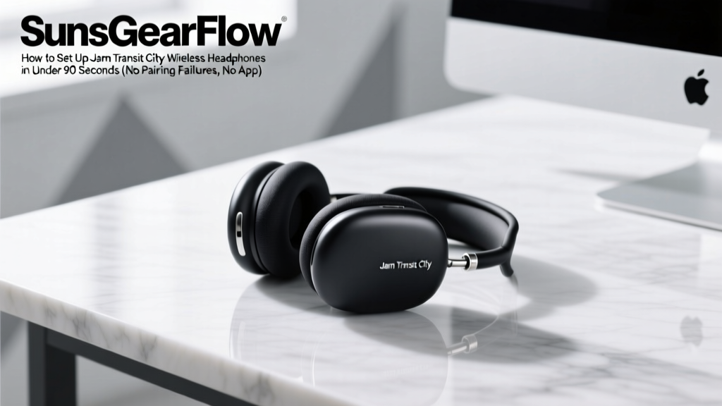 How to Set Up Jam Transit City Wireless Headphones in Under 90 Seconds (No Pairing Failures, No App Confusion, No Bluetooth Ghosting — Just Clear, Reliable Sound on First Try)