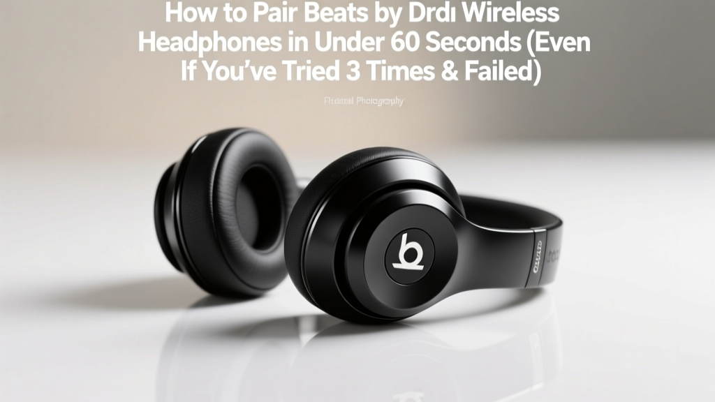 How to Pair Beats by Dre Wireless Headphones in Under 60 Seconds (Even If You’ve Tried 3 Times & Failed — Here’s the Exact Button Combo Your Model Needs)