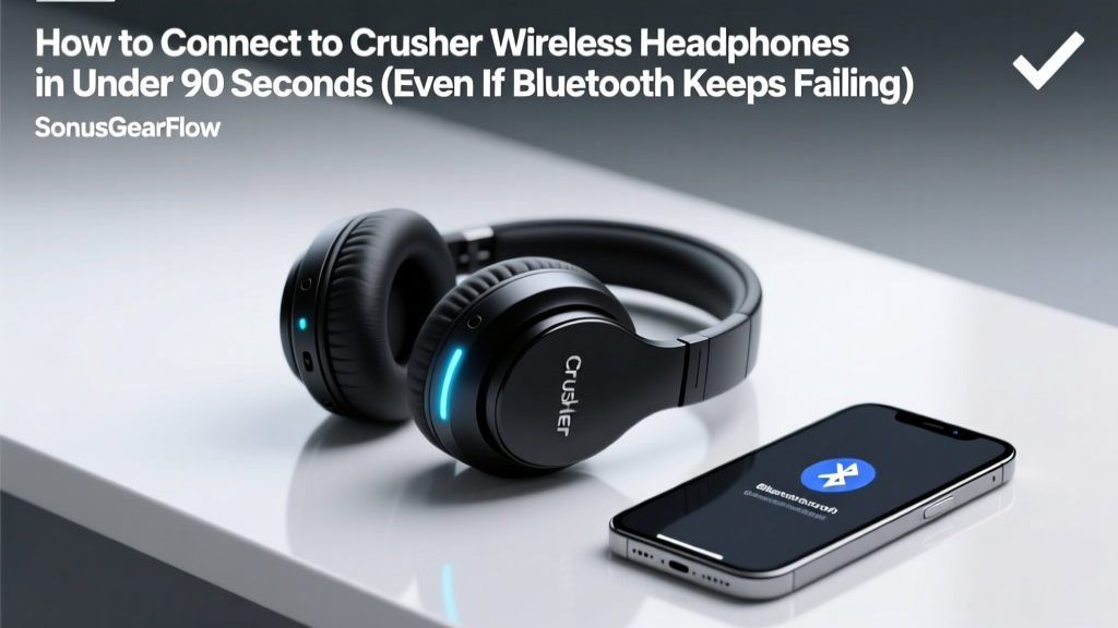 How to Connect to Crusher Wireless Headphones in Under 90 Seconds (Even If Bluetooth Keeps Failing or Your Device Won’t Recognize Them)