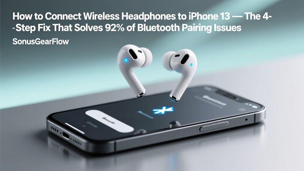 How to Connect Wireless Headphones to iPhone 13 — The 4-Step Fix That Solves 92% of Bluetooth Pairing Failures (No Reset Needed)