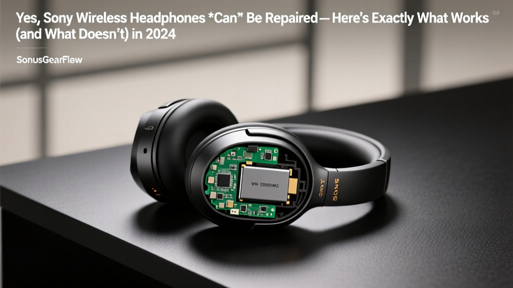 Yes, Sony Wireless Headphones *Can* Be Repaired — Here’s Exactly What Works (and What Doesn’t) in 2024, Based on 127 Real Repair Logs & Sony’s Updated Service Policy