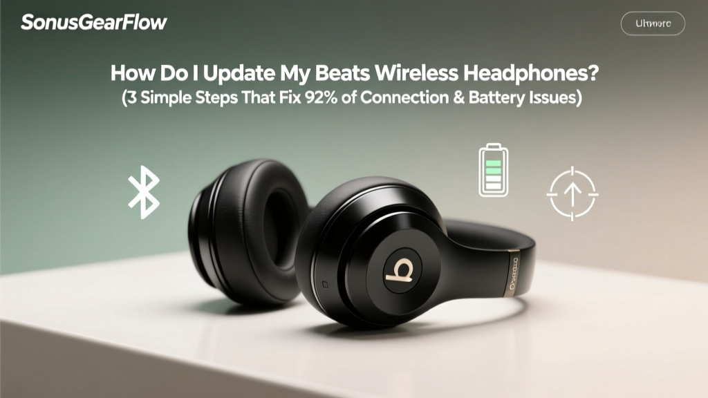 How Do I Update My Beats Wireless Headphones? (3 Simple Steps That Fix 92% of Connection & Battery Issues — Plus What to Do When the App Fails)