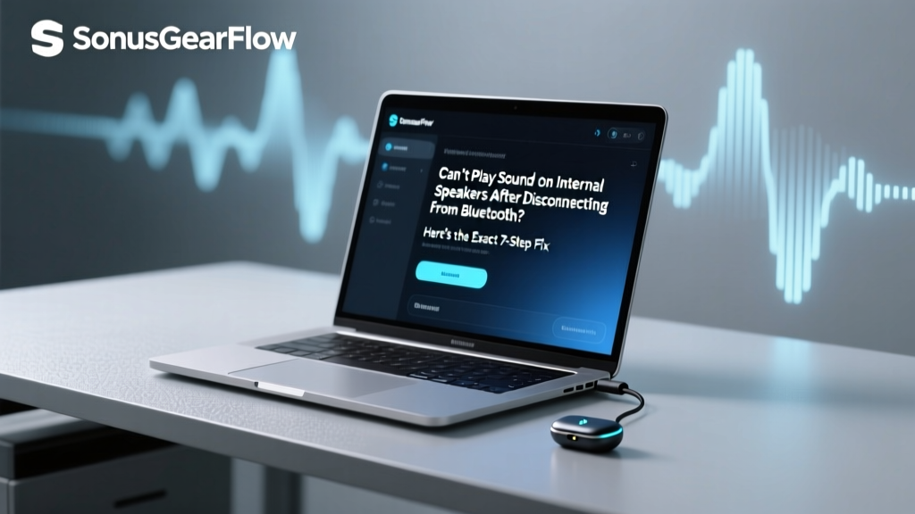 Can't Play Sound on Internal Speakers After Disconnecting from Bluetooth? Here’s the Exact 7-Step Fix That Restores Audio in Under 90 Seconds (No Reboots, No Driver Reinstalls)