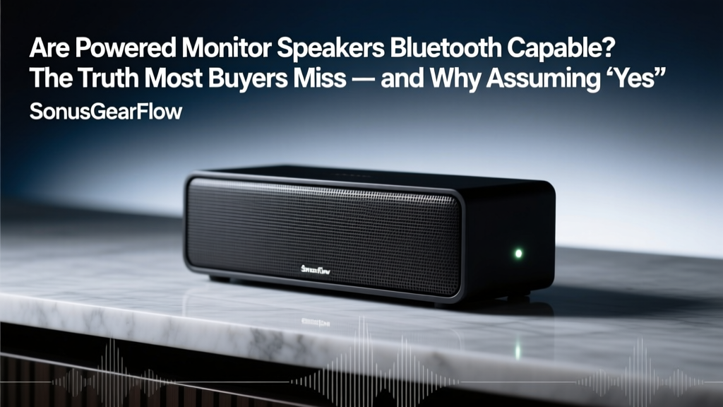 Are powered monitor speakers Bluetooth capable? The truth most buyers miss — and why assuming 'yes' could ruin your mix translation, latency, and stereo imaging (here’s how to verify before you buy)