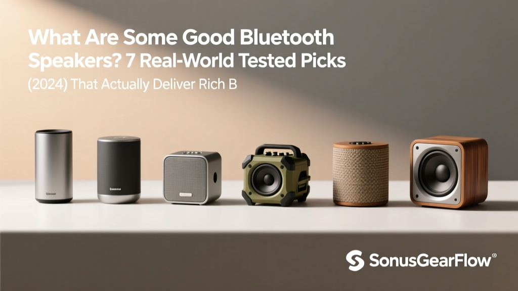 What Are Some Good Bluetooth Speakers? 7 Real-World Tested Picks (2024) That Actually Deliver Rich Bass, All-Day Battery, and Drop-Proof Durability—No Overhyped Brand Traps Included