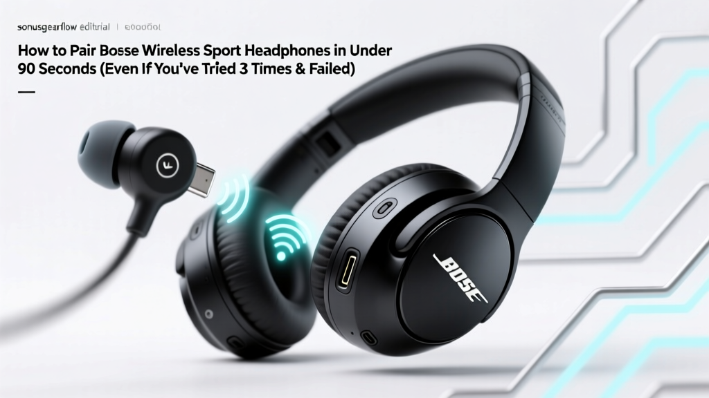 How to Pair Bose Wireless Sport Headphones in Under 90 Seconds (Even If You’ve Tried 3 Times & Failed — Here’s the Exact Button Sequence Your Manual Won’t Tell You)