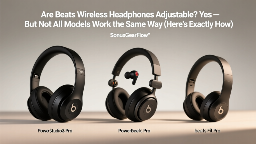 Are Beats Wireless Headphones Adjustable? Yes — But Not All Models Work the Same Way (Here’s Exactly How to Maximize Fit, Comfort & Sound Isolation Without Slipping or Sore Ears)