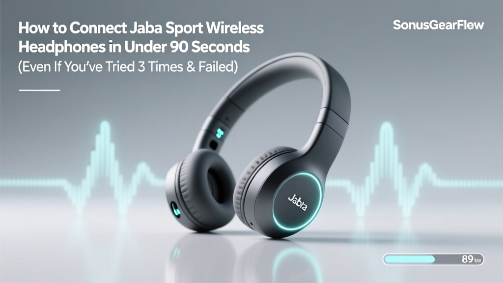 How to Connect Jabra Sport Wireless Headphones in Under 90 Seconds (Even If You’ve Tried 3 Times & Failed — Here’s Why It’s Not Your Fault)