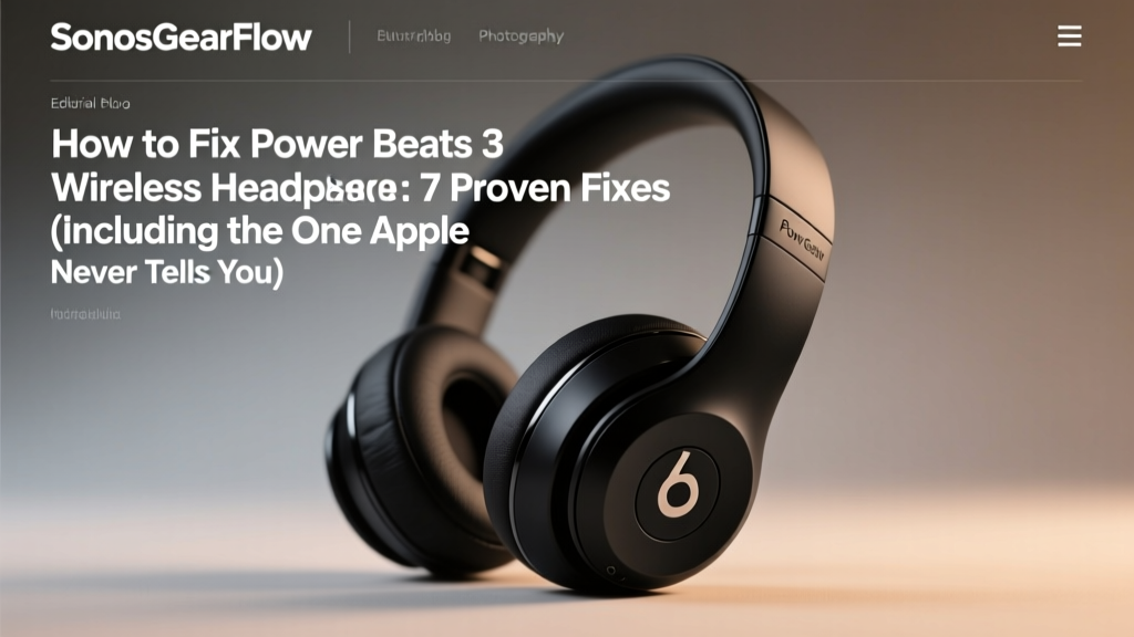 How to Fix Power Beats 3 Wireless Headphones: 7 Proven Fixes (Including the One Apple Never Tells You About — Saves $129 vs. Replacement)