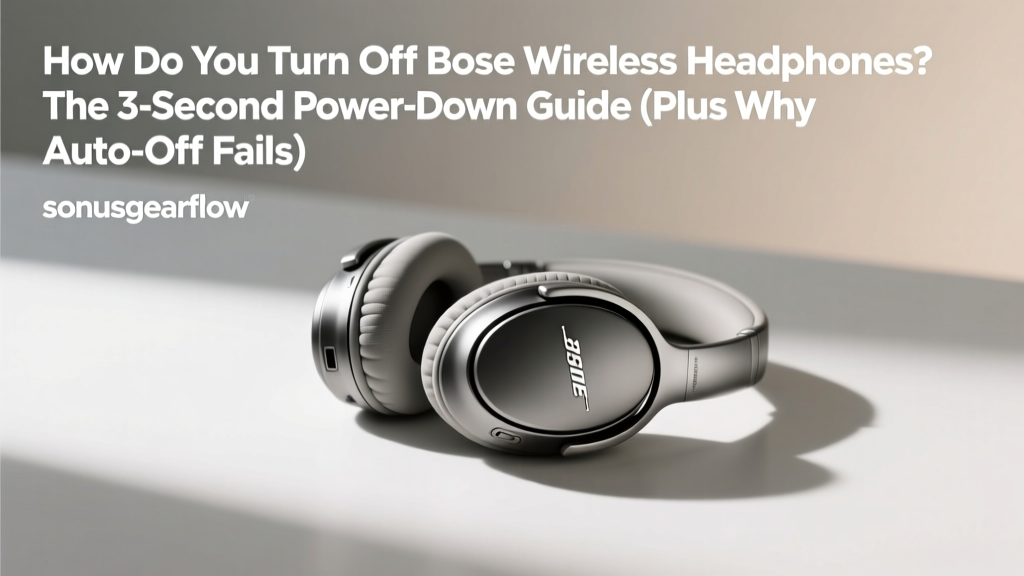 How Do You Turn Off Bose Wireless Headphones? The 3-Second Power-Down Guide (Plus Why Auto-Off Fails & How to Fix It)