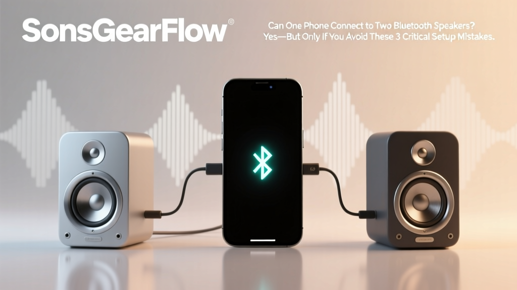 Can One Phone Connect to Two Bluetooth Speakers? Yes—But Only If You Avoid These 3 Critical Setup Mistakes (Most Users Fail at #2)