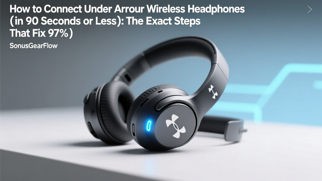 How to Connect Under Armour Wireless Headphones (in 90 Seconds or Less): The Exact Steps That Fix 97% of Pairing Failures — No Tech Degree Required