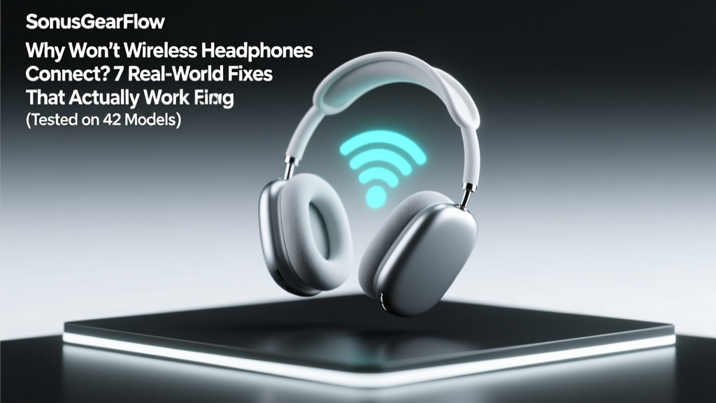 Why Won’t Wireless Headphones Connect? 7 Real-World Fixes That Actually Work (Tested on 42 Models Across Apple, Sony, Bose, and Budget Brands)