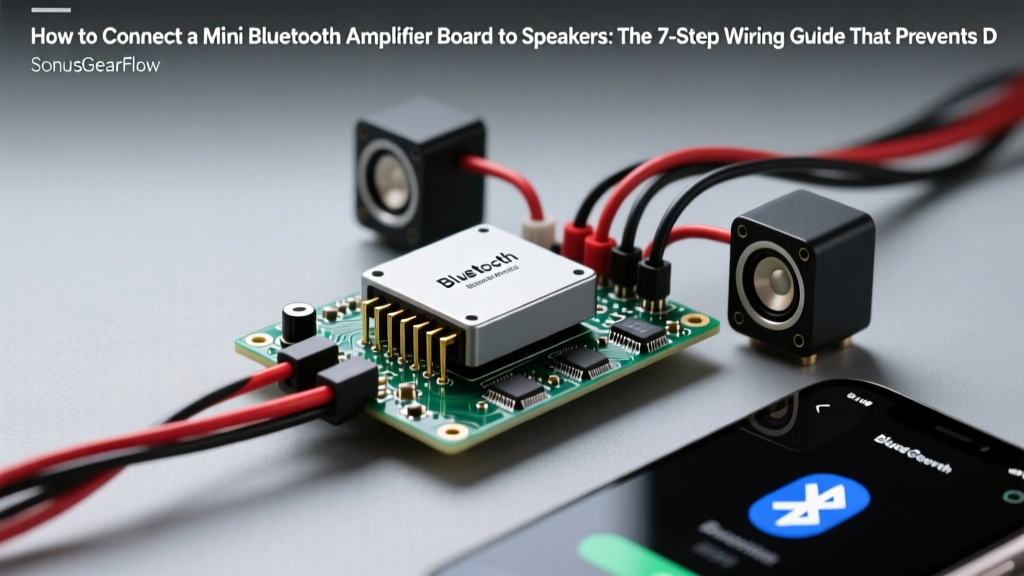 How to Connect a Mini Bluetooth Amplifier Board to Speakers: The 7-Step Wiring Guide That Prevents Distortion, Ground Loops, and Blown Drivers (Even If You’ve Never Soldered Before)