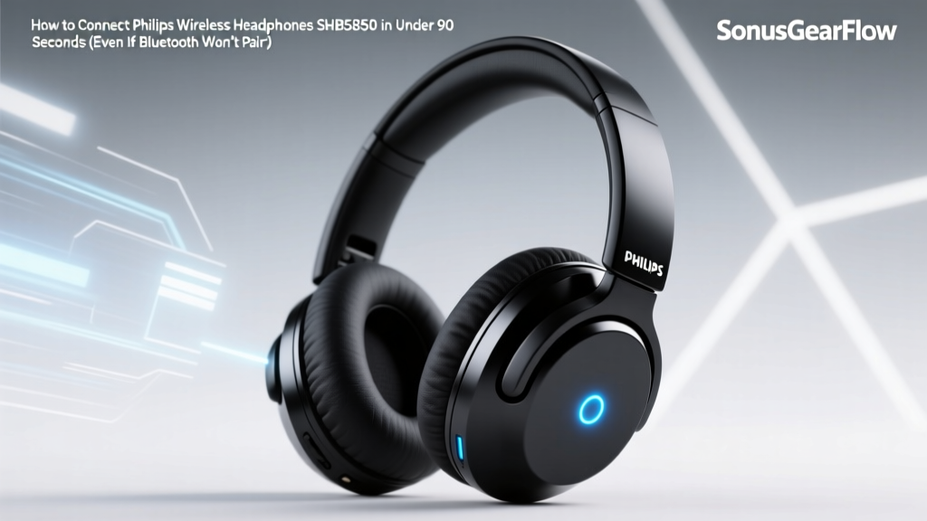 How to Connect Philips Wireless Headphones SHB5850 in Under 90 Seconds (Even If Bluetooth Won’t Pair, Your Phone Isn’t Recognizing Them, or You’re Using Windows/macOS/TV)