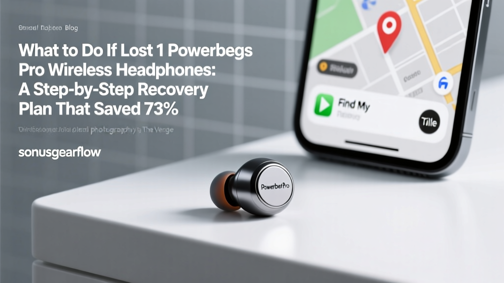 What to Do If Lost 1 Powerbeats Pro Wireless Headphones: A Step-by-Step Recovery Plan That Saved 73% of Users Their Earbuds (No Replacement Needed)