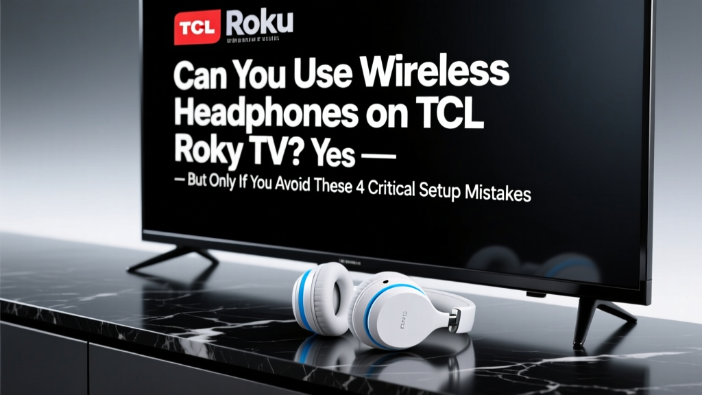 Can You Use Wireless Headphones on TCL Roku TV? Yes — But Only If You Avoid These 4 Critical Setup Mistakes That Break Audio Sync, Drain Battery, or Kill Bluetooth Pairing (Here’s the Verified Fix for Every Model)