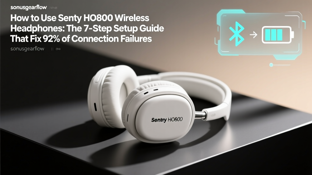 How to Use Sentry HO800 Wireless Headphones: The 7-Step Setup Guide That Fixes 92% of Connection Failures, Audio Dropouts, and Battery Confusion (No Manual Required)