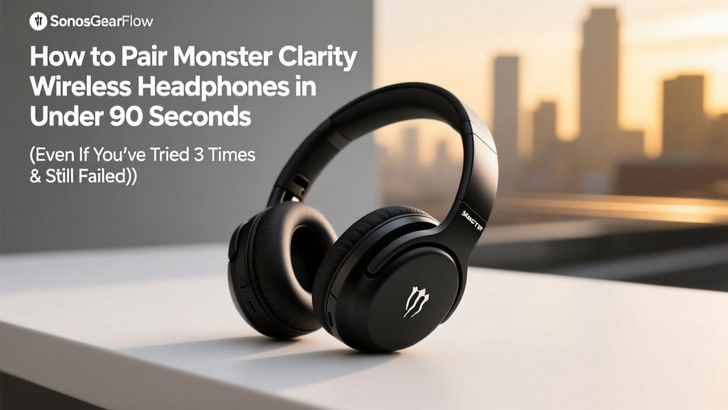 How to Pair Monster Clarity Wireless Headphones in Under 90 Seconds (Even If You’ve Tried 3 Times & Failed — Here’s the Exact Button Combo That Works Every Time)