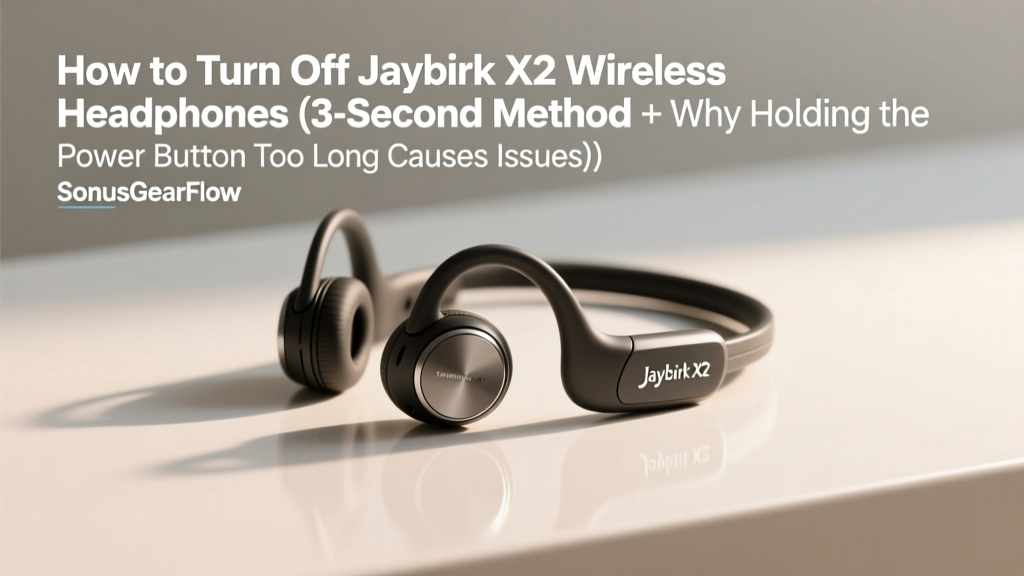 How to Turn Off Jaybird X2 Wireless Headphones (3-Second Method + Why Holding the Power Button Too Long Won’t Work — and What to Do Instead)