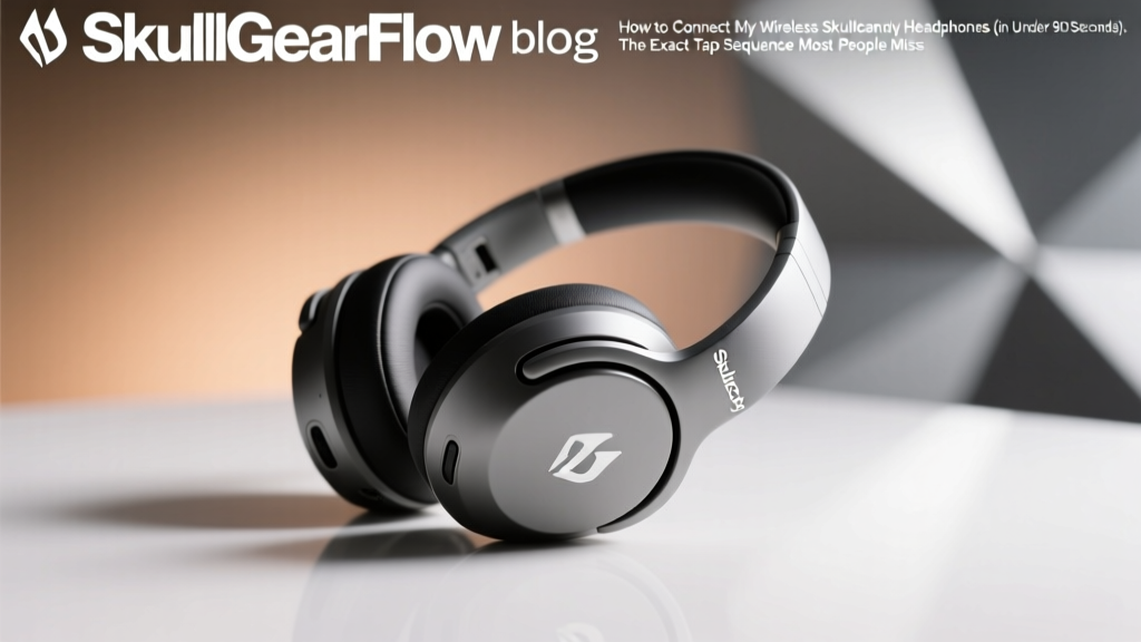 How to Connect My Wireless Skullcandy Headphones (in Under 90 Seconds): The Exact Tap Sequence Most Users Miss — Plus Bluetooth Pairing Fixes for Inductive Charging Cases, iOS/Android Glitches, and Multi-Device Switching Failures