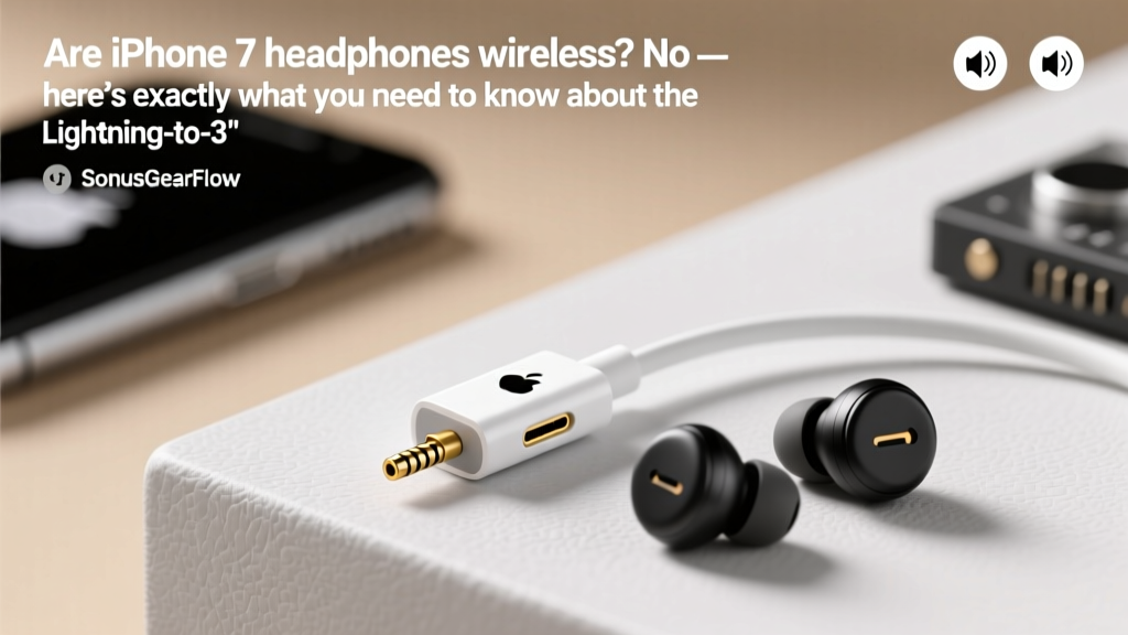 Are iPhone 7 headphones wireless? No — here’s exactly what you need to know about the Lightning-to-3.5mm adapter, Bluetooth pairing workarounds, latency trade-offs, and why Apple removed the jack (plus 4 tested wireless alternatives that actually sound great)