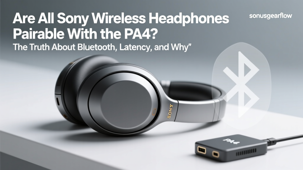 Are All Sony Wireless Headphones Pairable With the PA4? The Truth About Bluetooth, Latency, and Why Your WH-1000XM5 Won’t Work (But Your WF-1000XM4 Might — With This Fix)