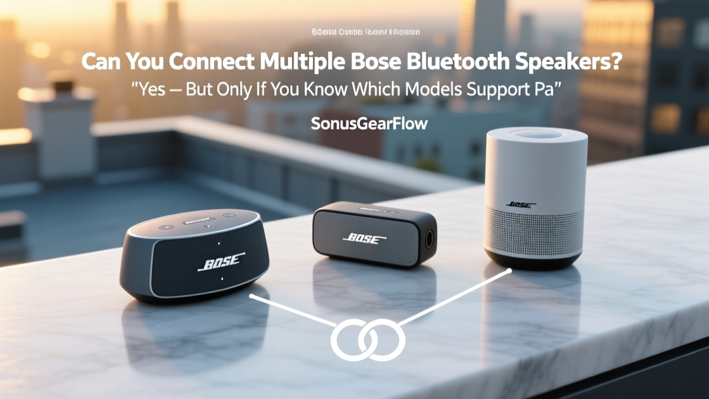 Can You Connect Multiple Bose Bluetooth Speakers? Yes — But Only If You Know Which Models Support Party Mode, Stereo Pairing, or Multi-Room Sync (and Which Ones Absolutely Won’t)