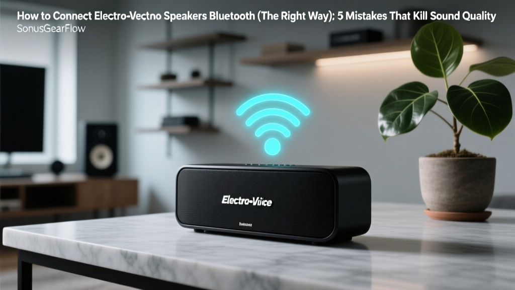 How to Connect Electro-Voice Speakers Bluetooth (The Right Way): 5 Mistakes That Kill Sound Quality — And Exactly What Your EV ZLX, ELX, or EVID Speaker Actually Needs to Go Wireless