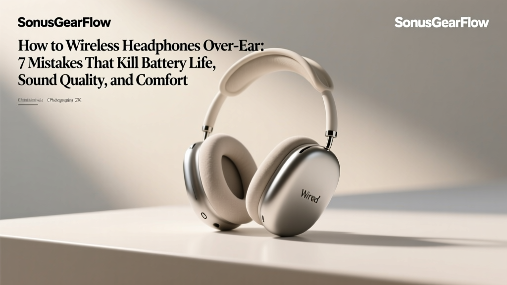 How to Wireless Headphones Over-Ear: 7 Mistakes That Kill Battery Life, Sound Quality, and Comfort (And Exactly How to Fix Them in Under 5 Minutes)